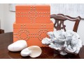 Chic Decor Lot Including Boxes, Shells, And Faux Coral