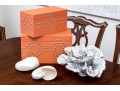 Chic Decor Lot Including Boxes, Shells, And Faux Coral