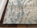 Nepalese Hand-Knotted Wool And Silk Area Carpet, 7'-10