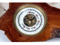 Eclectic Collection Of Table Top Items With Barometer
