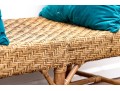 Awesome Faux Bamboo And Rattan Bench