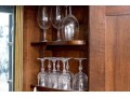 Antique Cherry Armoire Converted To Bar Cabinet From Dove Coat