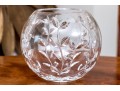 Tiffany & Co. Crystal Floral Vine Rose Bowl