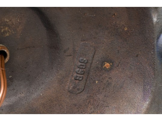 Vintage Brass Floor Lamp, Signed Bradley And Hubbard