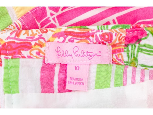 Collection Of Four Assorted Lily Pulitzer And Vineyard Vines Clothing Pieces, Sizes 8, 10