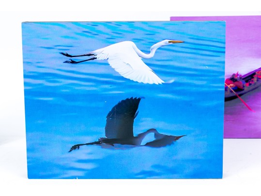 Michael Chait (American, Westport CT, 20th-21st C.) Four Various Mounted Color Photographs