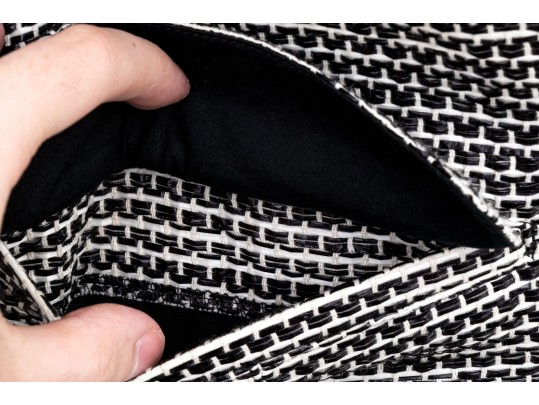 Emporio Armani Unusual Woven Skirt Suit; Size 46 Blazer, Size 48 Skirt