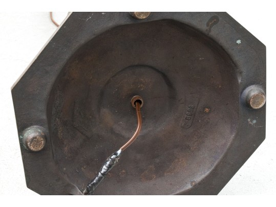 Vintage Brass Floor Lamp, Signed Bradley And Hubbard