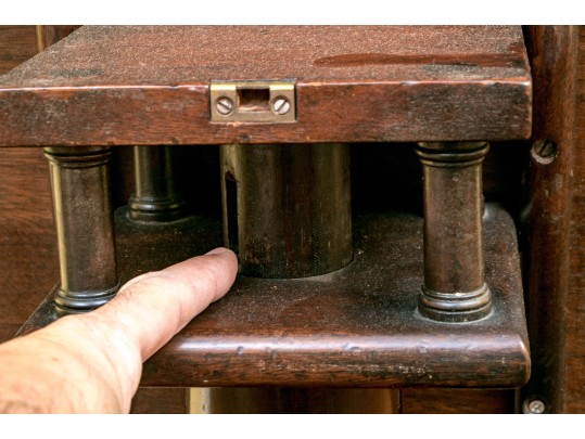 George III Style Mahogany Tilt Top Table