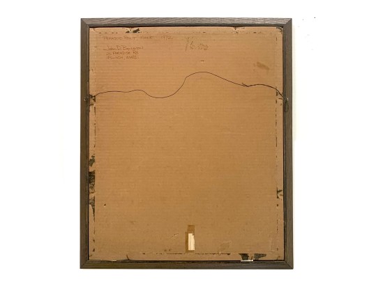 John D. Boyington (Am. 20th C.) Pemaquid Point, Maine. Lighthouse Watercolor