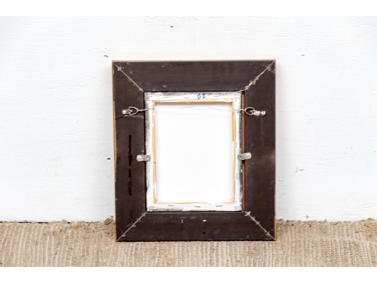 Guccione (Brazilian-American, B. 20th C.) Oil On Canvas, Perched Blue Bird