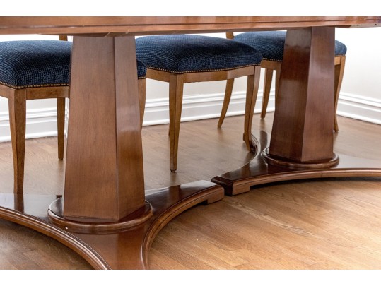 Nancy Corzine Stunning Twin Pedestal Dining Table