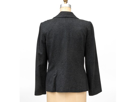 Trina Turk Charcoal Grey Knit Style Pantsuit, Size 8