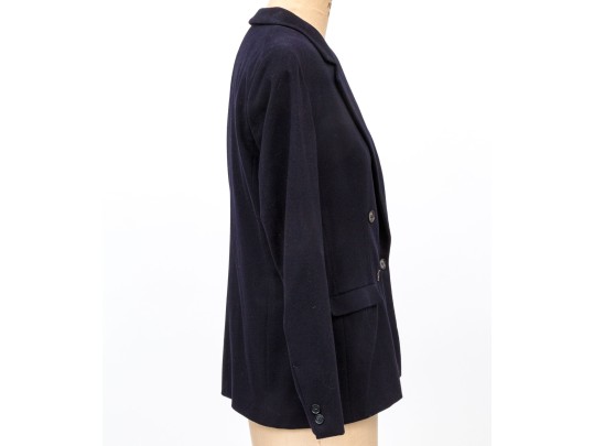 Ermengildo Zegna Navy Blue Double Breasted Blazer, Size 44