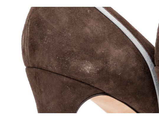 Collection Of Two Pairs Of Suede Pumps, Robert Clerges, Dana Davis Sizes 10 And 11