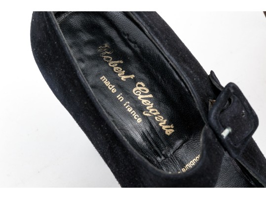 Collection Of Two Pairs Of Suede Pumps, Robert Clerges, Dana Davis Sizes 10 And 11