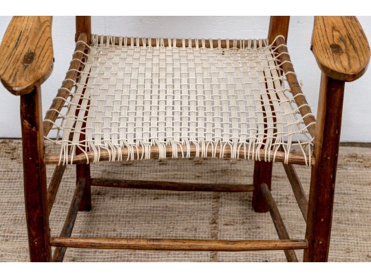 Arts And Crafts Style Ladderback Armchair