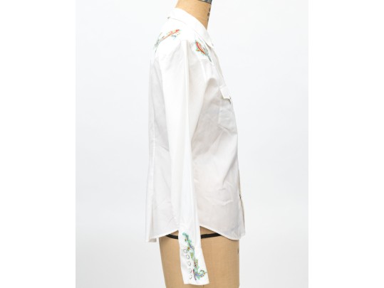 Collection Of Two Button Down Shirts, Ralph Lauren And Zavella, Sizes 8 And 10