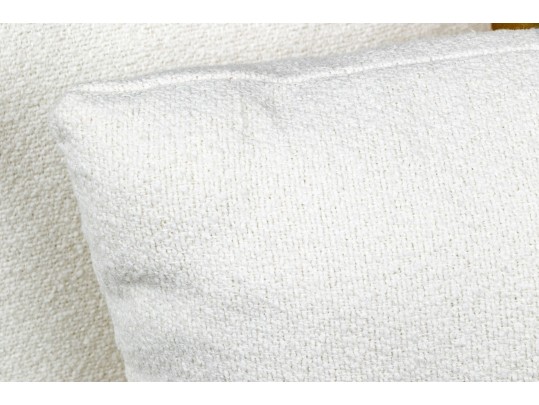 Three Quality Textural White Accent Pillows