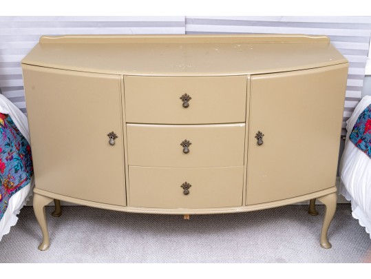 Laquered Demilune Console, Paint Project