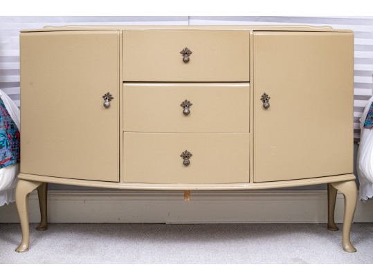 Laquered Demilune Console, Paint Project