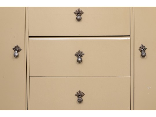 Laquered Demilune Console, Paint Project