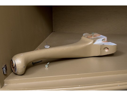 Laquered Demilune Console, Paint Project