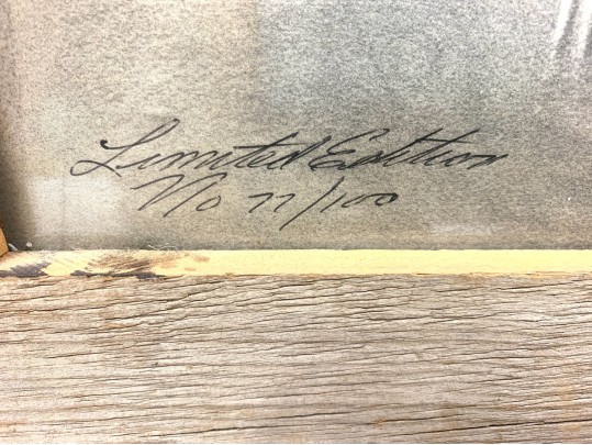 Richard A. Roberts Pencil Signed Limited Edition Print Of A Native American