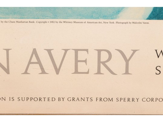 After Milton Avery (American, 1885-1965) Whitney Museum Of American Art 1989 Exhibition Poster