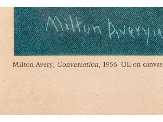 After Milton Avery (American, 1885-1965) Whitney Museum Of American Art 1989 Exhibition Poster
