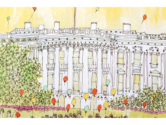 Susan Pear Meisel Exhibition Lithograph Poster, Art-77 Washington International Art Fair 