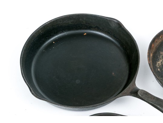 Three Cast Iron Pans