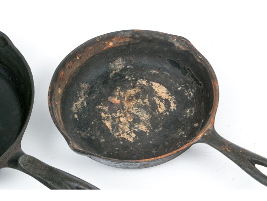 Three Cast Iron Pans