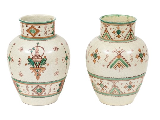 Pair Of Almassira Ceramic Vases