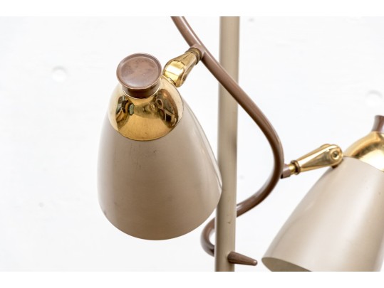 Vintage Three Light Floor Lamp - For Repair