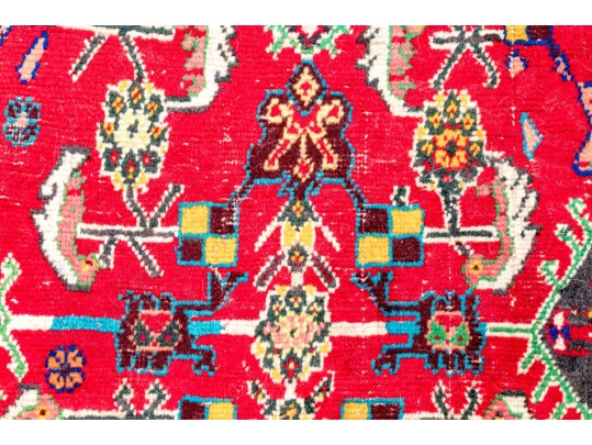 Hand Knotted Wool Room Size Carpet, 9'-5