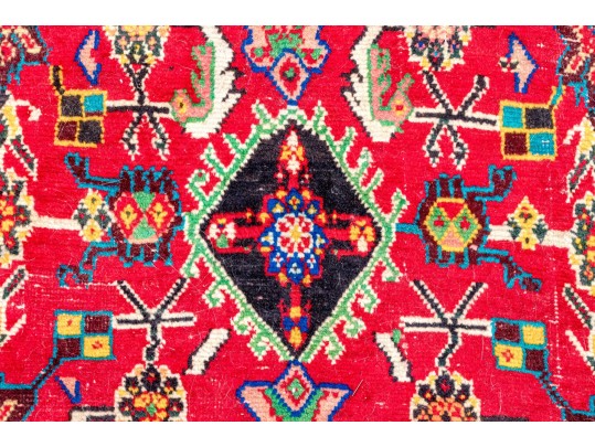 Hand Knotted Wool Room Size Carpet, 9'-5