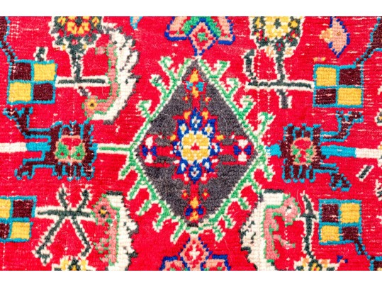 Hand Knotted Wool Room Size Carpet, 9'-5