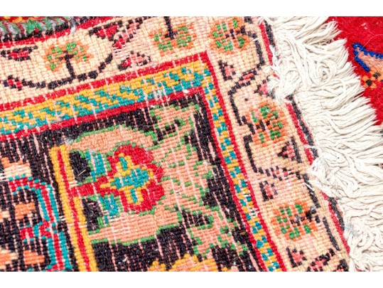 Hand Knotted Wool Room Size Carpet, 9'-5