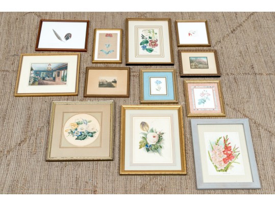 Assorted Collection Of Twelve Framed Decorative Prints