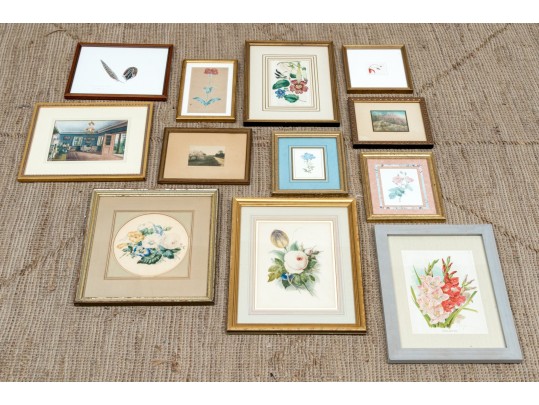 Assorted Collection Of Twelve Framed Decorative Prints