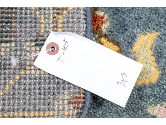 Hand Knotted Wool Indo-oushak, 5’ X 3', New