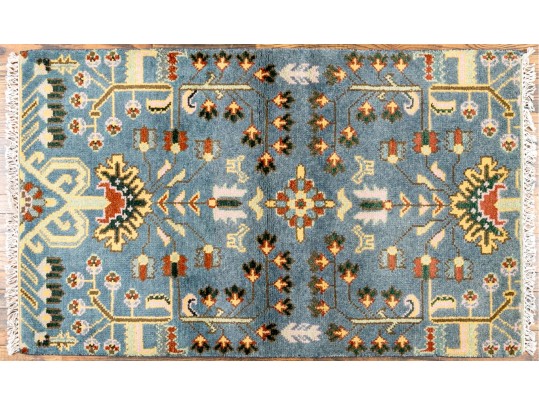 Hand Knotted Wool Indo-oushak, 5’ X 3', New