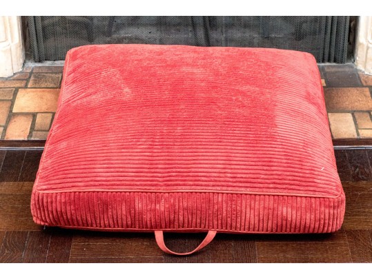 Quality Vintage Upholstered Floor Cushion