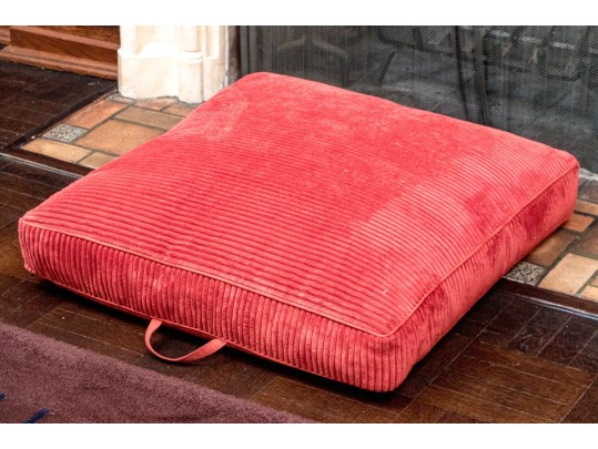 Quality Vintage Upholstered Floor Cushion