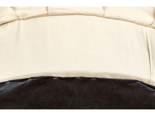 Quality Button Tufted Circular Ottoman For Reupholstery