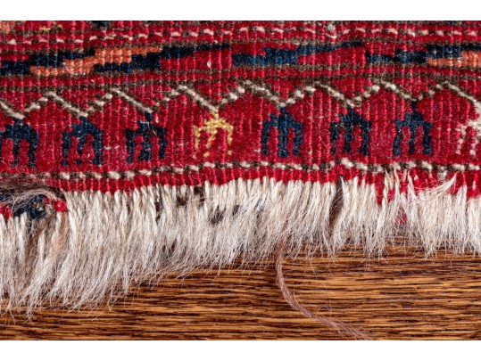 Hand-Knotted Wool Accent Mat, 3'-8 X 2'-4