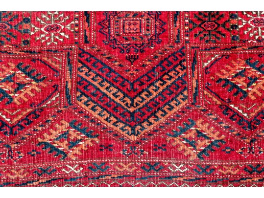 Hand-Knotted Wool Accent Mat, 3'-8 X 2'-4