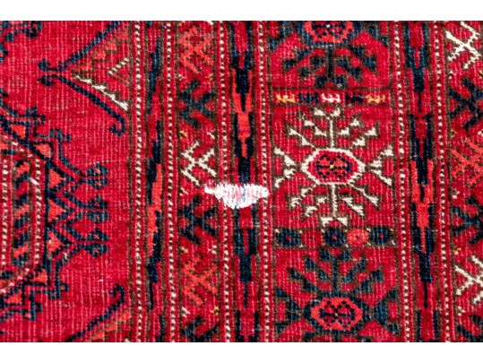 Hand-Knotted Wool Accent Mat, 3'-8 X 2'-4