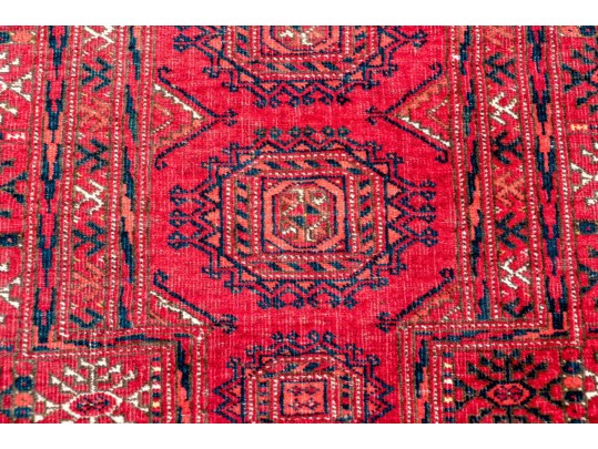 Hand-Knotted Wool Accent Mat, 3'-8 X 2'-4